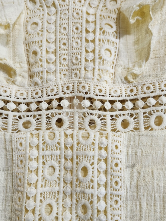 Audrey Parks for Francesca's Collections Pale Yellow Summer Mini Dress - Picture 6 of 13